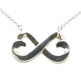 ティファニー ダブルラビングハート ネックレス SV925 シルバー レディース TIFFANY&Co. 【中古】